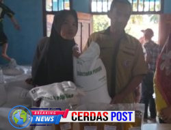 PEMERINTAH KAMPUNG KOTA WAY SALURKAN BERAS CPP DAN MINYAK GORENG KEPADA 483 KPM