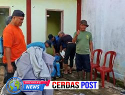 Kampung Tanjung Kurung lama Gotong Royong bersih bersih lingkungan dan Bagikan Insentif Aparatur Kampung
