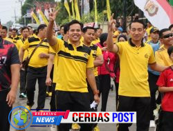 Sambut Hari Bhayangkara ke-80, Polres Way Kanan Gelar Olahraga Bersama dan Dukung Ketahanan Pangan.