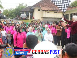 Bupati Way Kanan Hadiri Jalan Sehat Hari Bhayangkara ke-80, Dorong Kebersamaan dan Kolaborasi