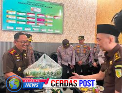 Polres Way Kanan Berikan Surprise Hari Bhakti Adhyaksa ke-66, Perkuat Sinergi dengan Kejaksaan Negeri Way Kanan*