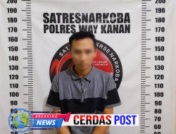Satresnarkoba Polres Way Kanan Ungkap Kasus Peredaran Narkotika, Sita Sabu dan Ekstasi