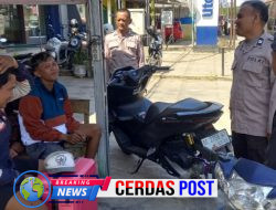 Polres Way Kanan Sambangi Loket Bus, Polisi Berikan Imbauan Kamtibmas dan Call Center 110*