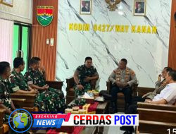 Tingkatkan Sinergi TNI-Polri, Kapolres dan Wakapolres Silaturahmi Ke Kodim 0427 / Way Kanan*