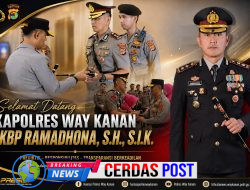 Profil AKBP Ramadhona, Eks Perwira Brimob Papua Kini Jabat Kapolres Way Kanan*