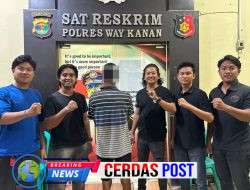 Satreskrim Polres Way Kanan Ungkap Kasus Persetubuhan terhadap Anak, Tersangka Ayah Tiri Diamankan*
