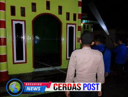 RESPON CEPAT LAYANAN 110, POLRES WAY KANAN DATANGI TKP KEBAKARAN RUMAH WARGA*