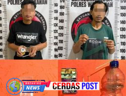 *Hasil Tes Urine Positif Sabu, Dua Pemuda Asal Umpu Semenguk Diamankan Polres Way Kanan*