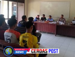 *Turnamen Sepak Bola HUT RI ke-81, Polsek Kasui Sampaikan Binluh Kepada Panitia dan Peserta*