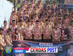 Wabup Agus Suranto Lepas Kontingen Jambore Nasional XII Tanggamus, Peserta Diminta Jaga Nama Baik Daerah
