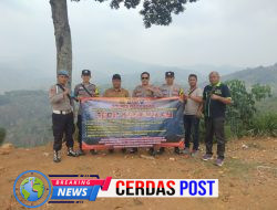 Antisipasi Karhutla, Polsek Banjit Pasang Banner di Sejumlah Titik Rawan Kebakaran
