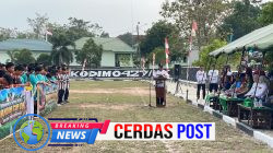 Meriahkan HUT ke-81 TNI, Kodim Way Kanan Gelar Turnamen U-16