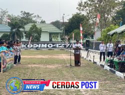 Meriahkan HUT ke-81 TNI, Kodim Way Kanan Gelar Turnamen U-16
