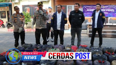 Polres Way Kanan Bekuk Pelaku Curas dan Penimbun 1.500 Liter Solar Subsidi