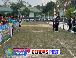 Meriahkan HUT ke-81 TNI, Kodim Way Kanan Gelar Turnamen U-16