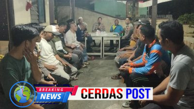 Wujudkan Slogan Kapolri, Polsek Banjit Gelar Malam Humanis “Rembuk tiuh dan