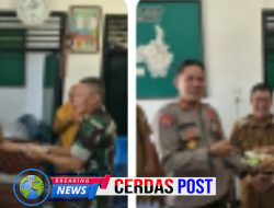 Sinergitas TNI-Polri di Banjit, Kapolsek dan Camat Beri Ucapan HUT TNI ke-81*